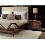 Luksusowe łóżko Kolekcja Ovale/180 orzechowe