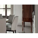 Luksusowy stół prostokątny Kolekcja Ovale/200 rozkładany orzechowy