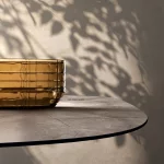Nowoczesny stolik kawowy Nera gold marble